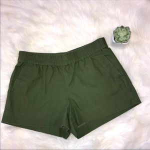 J.Crew Olive Green Shorts